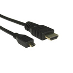 RS PRO 4K - HDMI to HDMI Cable, Male to Male- 1.5m