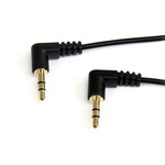 Startech 300mm 3 Pin Male 3.5 mm Mini-Jack to 3 Pin Male 3.5 mm Mini-Jack Audio Cable Assembly