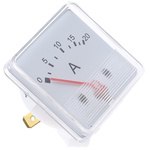 Moving iron ammeter,20A 48x48mm