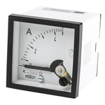 HOBUT D48SD Analogue Panel Ammeter 0/5A AC, 48mm x 48mm Moving Iron