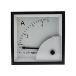 HOBUT D72SD Analogue Panel Ammeter 0/5A Direct Connected AC, 72mm x 72mm Moving Iron