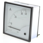 HOBUT D96SD Analogue Panel Ammeter 0/40A Direct Connected AC, 92mm x 92mm Moving Iron