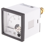 HOBUT D48MC Analogue Panel Ammeter 0/30A For Shunt 75mV DC, 48mm x 48mm Moving Coil