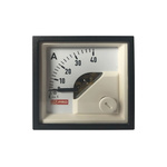 RS PRO Analogue Panel Ammeter 40 (Input, Scale)A AC, 45mm x 45mm, 1 % Moving Iron