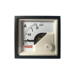 RS PRO Analogue Panel Ammeter 3 (Input, Scale)A AC, 45mm x 45mm, 1 % Moving Iron