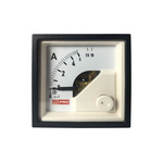 RS PRO Analogue Panel Ammeter 10 (Input, Scale)A AC, 45mm x 45mm, 1 % Moving Iron