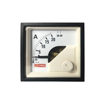 RS PRO Analogue Panel Ammeter 40 (Input)A AC, 45mm x 45mm, 1 % Moving Iron
