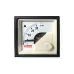 RS PRO Analogue Panel Ammeter 60 (Input)A AC, 45mm x 45mm, 1 % Moving Iron