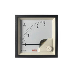 RS PRO Analogue Panel Ammeter 5 (Input, Scale)A AC, 68mm x 68mm, 1 % Moving Iron