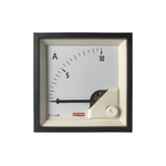 RS PRO Analogue Panel Ammeter 10 (Input)A AC, 68mm x 68mm, 1 % Moving Iron