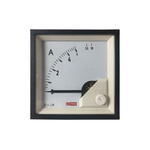 RS PRO Analogue Panel Ammeter 10 (Input)A AC, 68mm x 68mm, 1 % Moving Iron