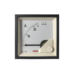 RS PRO Analogue Panel Ammeter 50 (Input)A AC, 68mm x 68mm, 1 % Moving Iron