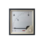 RS PRO Analogue Panel Ammeter 10 (Input)A AC, 92mm x 92mm, 1 % Moving Iron