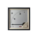 RS PRO Analogue Panel Ammeter 25 (Input)A AC, 92mm x 92mm, 1 % Moving Iron