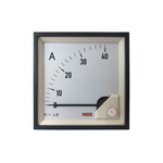 RS PRO Analogue Panel Ammeter 40 (Input)A AC, 92mm x 92mm, 1 % Moving Iron
