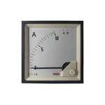 RS PRO Analogue Panel Ammeter 20 (Input)A AC, 92mm x 92mm, 1 % Moving Iron