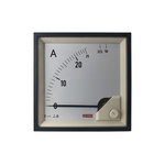 RS PRO Analogue Panel Ammeter 50 (Input)A AC, 92mm x 92mm, 1 % Moving Iron