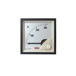 RS PRO Analogue Panel Ammeter 0/300A For Shunt 75mV DC, 68mm x 68mm, 1 % Moving Coil