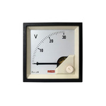 RS PRO Analogue Panel Ammeter DC, 68mm x 68mm, 1 % Moving Coil