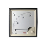 RS PRO Analogue Panel Ammeter DC, 92mm x 92mm, 1 % Moving Coil