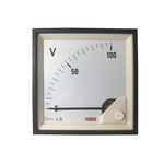 RS PRO Analogue Panel Ammeter DC, 92mm x 92mm, 1 % Moving Coil