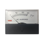 RS PRO Analogue Panel Ammeter 10 (Input) A, 600 (Scale) A AC, 76mm x 74mm, ±1.5 %