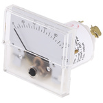 Sifam Tinsley Analogue Panel Ammeter 100μA DC, 20.2mm x 42.4mm, ±2.5 % Moving Coil