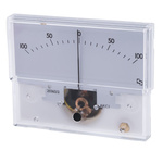 Sifam Tinsley Analogue Panel Ammeter 50μA DC, 32.3mm x 73.7mm, ±1.5 % Moving Coil