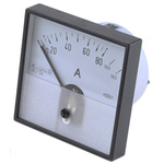 HOBUT Analogue Panel Ammeter 0/80/160A For 80/5A CT AC, 72mm x 72mm Moving Iron