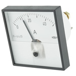 HOBUT PD72MC Analogue Panel Ammeter 0/50A Direct Connected DC DC, 72mm x 72mm Moving Coil