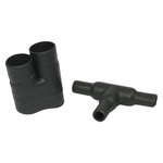 TE Connectivity T Joint Cable Boot Black, Elastomer, 20mm
