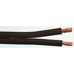 Bedea 100m Black 2 Core Speaker Cable, 0.75 mm² CSA PVC Sheath Material in PVC Insulation