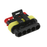 TE Connectivity, AMP Superseal 1.5 Automotive Connector Socket 5 Way