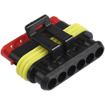 TE Connectivity, AMP Superseal 1.5 Automotive Connector Socket 6 Way