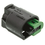 TE Connectivity, Micro Quadlok System Automotive Connector Socket 2 Way, Crimp Termination