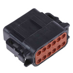 Deutsch, DTM Automotive Connector Plug 12 Way, Crimp Termination