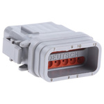 Deutsch, DTM Automotive Connector Plug 12 Way, Crimp Termination