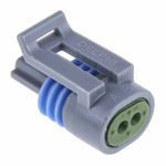 Delphi, Metri-Pack 150.2 Pull-To-Seat Automotive Connector Socket 2 Way, Crimp Termination
