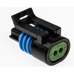 Delphi, Metri-Pack 150.2 Pull-To-Seat Automotive Connector Socket 2 Way, Crimp Termination