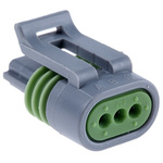 Delphi, Metri-Pack 150.2 Pull-To-Seat Automotive Connector Socket 3 Way, Crimp Termination