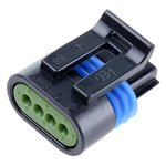 Delphi, Metri-Pack 150.2 Pull-To-Seat Automotive Connector Socket 4 Way, Crimp Termination