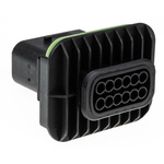 TE Connectivity, HDSCS Automotive Connector Plug 12 Way, Crimp Termination