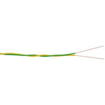 RS PRO 1 Pairs 600m CW1423 2 Core Telephone Cable Green/Yellow Sheath 300 V