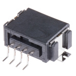 JST, CPT Automotive Connector Plug 4 Way, Solder Termination