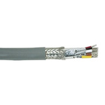 Alpha Wire MEC COAXIAL Grey PVC Cat5 Cable S/FTP, 100m Unterminated/Unterminated