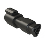 Amphenol Industrial, AT Cable connector Plug 3 Way, Crimp Termination