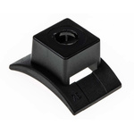 HellermannTyton Black Cable Tie Mount 17 mm x 25mm, 8mm Max. Cable Tie Width