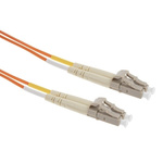 RS PRO OM1 Multi Mode Fibre Optic Cable LC to LC 62.5/125μm 1m