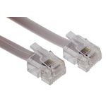 Roline Grey 6m Telephone Extension Cable RJ11 to RJ11 Unshielded