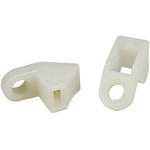 HellermannTyton Natural Cable Tie Mount 12 mm x 27mm, 7.6mm Max. Cable Tie Width